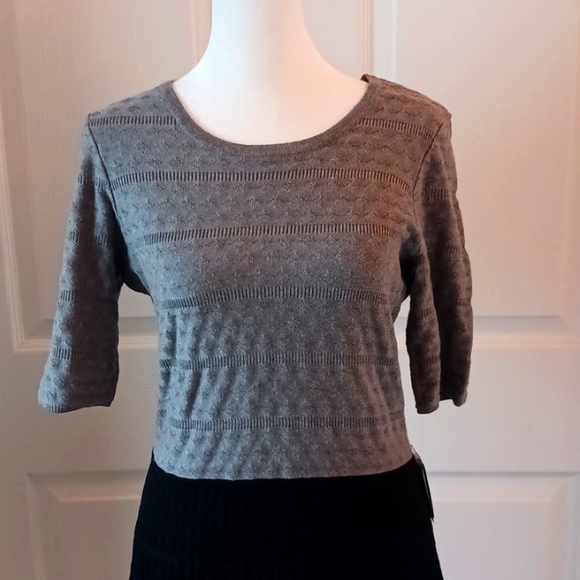 NWT ** Gabby Skye ** womens cable lightweight sweater dress size M - Picture 2 of 11